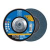 Pferd 7" x 5/8-11 Thd. POLIFAN® Flap Disc - Z PSF EXTRA STEELOX, Zirconia, 40 Grit, Flat 60507